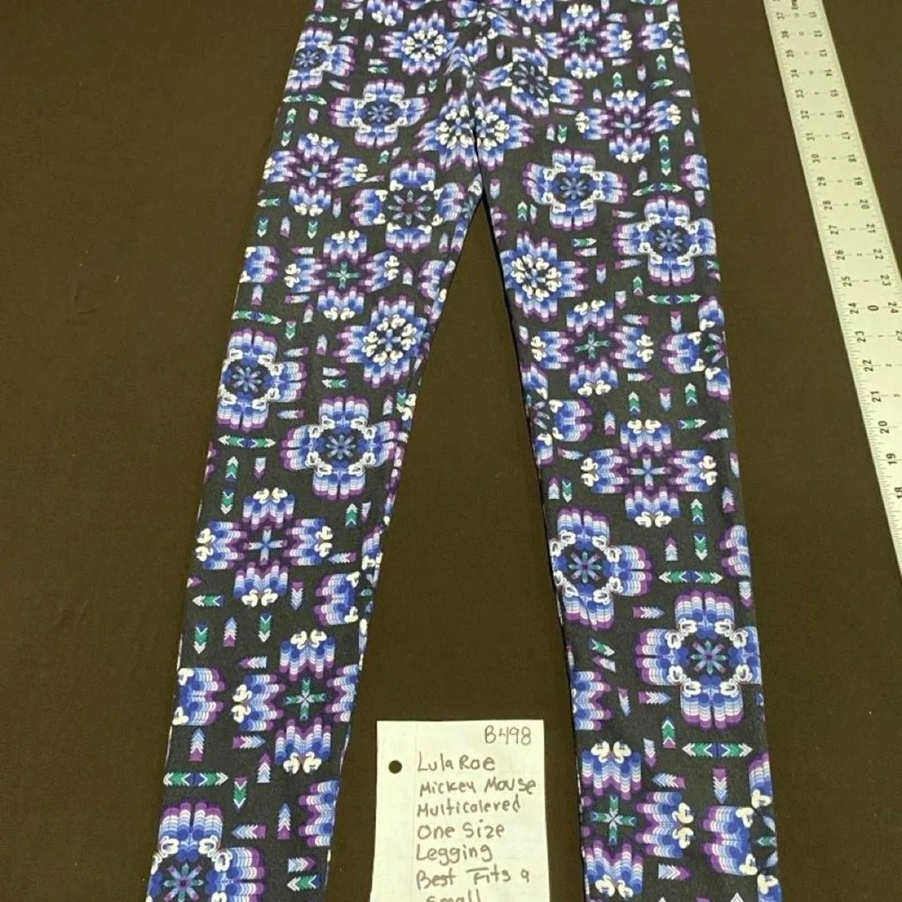LulaRoe leggings multicolor legging one size best fits à teen (14-16). SKU-B498